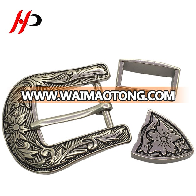 HPB19 Hardware Silver Mexico Luxury Brass Blank Small Italian Belt Buckle Screws For Belt Buckle